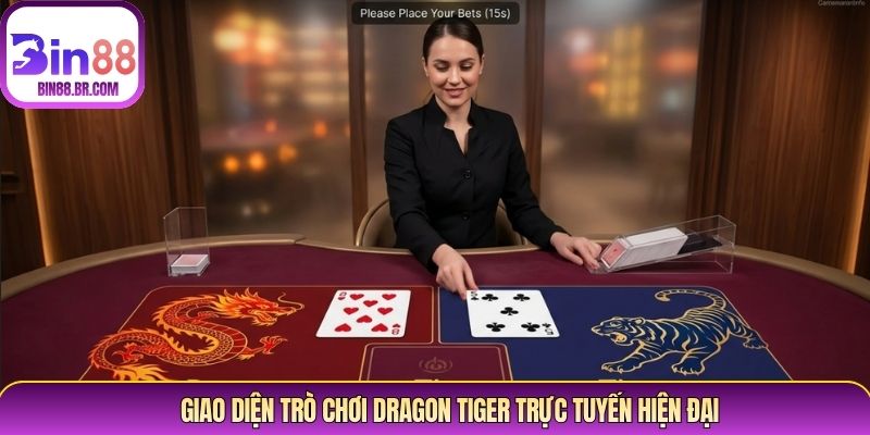 Giao diện trò chơi Dragon Tiger trực tuyến hiện đại Giao diện trò chơi Dragon Tiger trực tuyến hiện đại