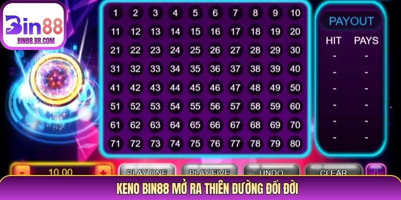 Keno Bin88 mở ra thiên đường đổi đời Keno Bin88 mở ra thiên đường đổi đời